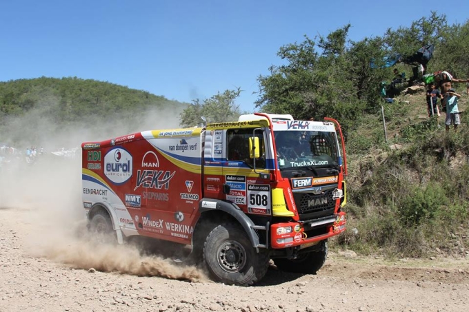 Dakar Rally 2014: Kamaz etappewinnaar, Van Vliet en De Rooy in top vier